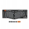 Keychron K15 Max Led Raudona Switch Wireless Low Profile Klaviatūra (Juodas) [K15M-A1].