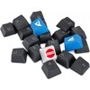 Klaviatūra Sharkoon Keychron Rykliai DAUGIAU SAC20 S4, keycap (juoda, 62 vienetų, ANSI išdėstymas (US), SKILLER SGK50 S4)