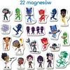 Lean Toys Magnetinių lipdukų rinkinys PJ Masks, 22 vnt.