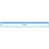 Keyroad KEYROAD plastikinė liniuotė, 30cm, skaidri, 24 vnt, dėžutė