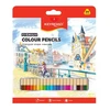 Spalvoti pieštukai Keyroad, 4,0 mm šerdis, tribriauniai, 24 spalvos