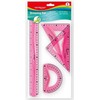 Keyroad Liniuočių rinkinys Flexible, 4 vnt.
