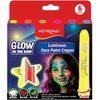 Keyroad Fluorescenciniai veido dažymo pieštukai Luminious, 6 vnt.