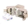 Oem KeyStone Cat6A lizdas, STP, savarankiškai uždirbantis (KEY-STP-C6A)