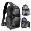 K&amp;F 10L Sling Crossbody foto kuprinė DSLR fotoaparatui / KF13.176 / Juoda
