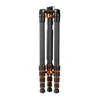 K&F CONCEPT anglies pluošto fotoaparato trikojis su hidrauline galvute, 173 cm, KF09.158
