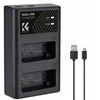 Kf Concept Dvigubas USB įkroviklis, skirtas LP-E17, LPE17, Canon Eos RP M3, M5, M6 77d 800d 8000d / 5AC2628.0008