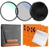 Kf filtras Filtrų rinkinys 4in1 UV NANO-K filtras + poliarizuojantis CPL + dangtelis + K&F dėklas 82 mm / SKU.2040V1