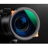 Kf filtras hibridinis filtras 2in1 58 mm 58 mm CPL POLARIZUOTAS + Pilkas FADER ND4-ND64 K&amp;F / KF01.1913