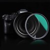 Kf filtro difuzorius HD juodas difuzinis filtras 1/2 K&amp;F CONCEPT skirtas 52 mm 52 mm / KF01.2235