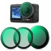 K&amp;F Filtrų rinkinys 3in1 Pl + Nd2-32 + Juodas Diffusion 1/4, skirtas Dji Osmo Action 3 4 5 Pro / Sku.2360