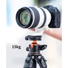 Galva K+F Panoraminė rutulinė galva 3D 15kg K&F CONCEPT KF-35 Aliuminis Arca Swiss / BH-35L / KF31-035