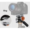 Kf Head Panoramic Video Oil Head K&amp;F FH-03 5kg Metal 1/4 3/8 Arca Swiss / FH-03 / KF31.087