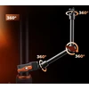 Kf „Magic Arm Super Clamp“ 1/4 3/8 spaustukas 15–55 mm telefono laikiklis / Kf31.131s2
