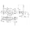 KFA 5039-411-81 / KFA / MOZA / Rinkinys WANNOWY PODTYNKOWY Z BATERIĄ 3-OTW, 2-FUNK Juodas /