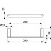 KFA 864-025-81 VONIOS KABARIUS 22 CM, JUODA // .864-025-81