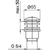 KFA Automat- spustelėkite 5 / 4 "didelis chromas (660-254-0)