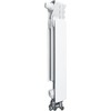 KFA Element kairysis aliuminio radiatorius G 500 F / D apatinis padavimas + kampinių jungčių rinkinys 50 x 50 mm skersinis padavimas (878-152-44)