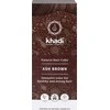 Augaliniai pelenų rudumo spalvos plaukų dažai Ash Brown, Khadi, 100g