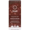 Augaliniai vidutinio rudumo plaukų dažai Medium Brown, Khadi Naturprodukte, 100g