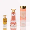 Set Khadlaj: Cloud Candy Extrait De Parfum Unisex, 100 ml + Cloud Candy dezodorantas purškiklis moterims, 200 ml + Cloud Candy kvepalų aliejus unisex, 25 ml