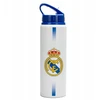 KIDS Bidon Buteliukas Z Ustnikiem Dla Fana Real Madryt Aluminiowy 750 Ml Na Prezent / Rm00036