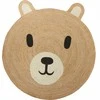Kids Collection Bear Nimi vaikų kambario kilimas, meškiukas su ausytėmis, Ø 117 cm
