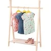 Kids Collection Vaikiškas Stovo Drabužiams 80,5x30x100 cm - Skandinaviškas Dizainas