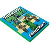 Kids Euroswan - Akcesoria licencyjne KIDS Dienoraštis A5 su skaitmeniniu laikrodžiu, LED laikrodis Minecraft / Min4331