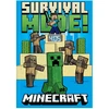 Kids Euroswan - Akcesoria licencyjne KIDS Dienoraštis A5 su skaitmeniniu laikrodžiu, LED laikrodis Minecraft / Min4331
