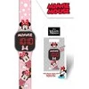 Minnie Mouse Minnie Laikrodis LED su kalendarzem MN4369 rožinis