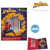 Kids Euroswan Hiszpania Kids Euroswan Rinkinys rašymo rinkinys 6 geliniai rašikliai su Spiderman bloknotu SP50060 Kids Euroswan