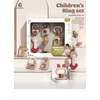 Kids2 Nežinomas Barškutis Baby Rattle Teether Set, įvairių spalvų