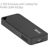 Kieszeń Club 3D CLUB3D obudowa do dysków twardych obudowa SSD juoda M.2 (CAC-2510)