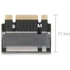 Kišenė Delock Adapteris su M.2 Key B+M vyriška jungtimi į M.2 Key M lizdą - Prailginimas - M.2 - M.2 kortelė - PCIe 4.0 x2, SATA