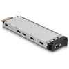 „Delock Slim Bay“ keičiamas rėmelis, skirtas 4 x M.2 NVMe SSD, su „Slim SAS SFF-8654“ sąsaja