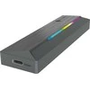 „Raidsonic Icy Box M.2 SATA/NVMe SSD“ korpusas su USB 3.2 Gen 2 Type-C ir RGB apšvietimu | Garantija IB-1826MCL-CU31 mėn.