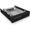 ICYBOX IB-2217StS Icy Box mobilioji stelažas 2.5 SATA HDD arba SSD, Juodas
