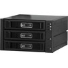 Jj Computer JJ Kompiuteris JOUJYE JJ-N-36TM SATA-SAS I II III Dėklas 8.6cm x 14.6cm skirtas 3XHDD 6.4cm-8.9cm 2.5Zoll-3.5Zoll Juodas