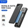 Orico NVMe M.2 SSD Enclosure PRM2-C3-BK-BP M.2, Portable SSD Case, USB 3.1 Type-C