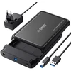 „Orico“ išorinis HDD/SSD korpusas 2,5"/3,5" - DDL35-U3 (USB-B į USB-A 3.2, maks.: 20 TB, juodas)