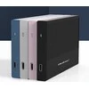 Išorinio kietojo disko dėklas Aliumininis korpusas skirtas diskams SSD HDD 25" sata USB 3.0 ypač greitas 5 Gb/s 2 TB sidabrinis Qoltec