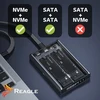 Kišenė Reagle RAID diskų korpusas M.2 SSD NVME SATA 20Gbps USB-C, diskų kišenė adapteris klonavimas (RE72M2)