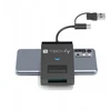 Techly USB-A/C konverteris NVMe/SATA M.2 diskams su SD/TF skaitytuvu