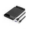 2.5 "išorinis HDD / SSD gaubto UGREEN US221, SATA 3.0 USB-C 50cm