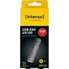 Išorinis kietasis diskas SSD Intenso USB SSD UX100 500GB USB 3.2 C+A Gen.1x1 (3850450)