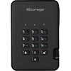 Kietasis diskas Disk zewnętrzny SSD iStorage diskAshur2 128GB Juodas (IS-DA2-256-SSD-128-B)
