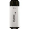 TRANSCEND ESD300S 2TB Išorinis kietasis diskas SSD USB 10Gbps Type C Sidabrinis
