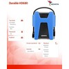 Kietasis diskas HDD išorinis diskas ADATA HD680 1TB juodas mėlynas (AHD680- 1TU31-CBL)