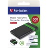 Kietasis diskas Išorinis HDD Verbatim 53111 500GB juodas (53111)